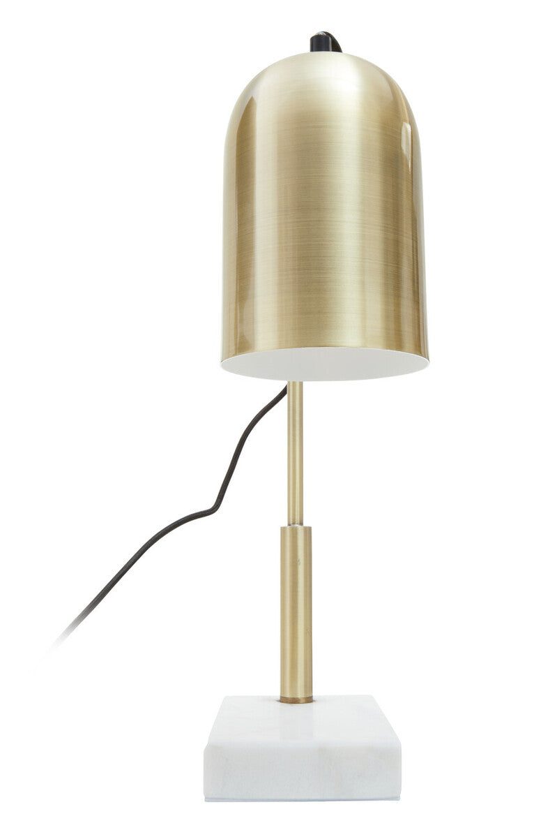 Orsina Equipoise Gold and Marble Adjustable Desk Lamp – Modern Task Light