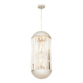 Orsina Kensington Chrome 6-Bulb Pendant Light with Clear Crystal