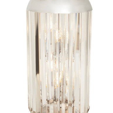 Orsina Kensington Chrome 6-Bulb Pendant Light with Clear Crystal