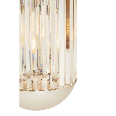 Orsina Kensington Chrome 6-Bulb Pendant Light with Clear Crystal