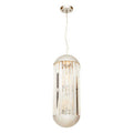 Orsina Kensington Townhouse 6-Bulb Crystal Pendant Light – Bronze Gold