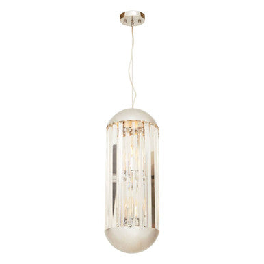 Orsina Kensington Townhouse 6-Bulb Crystal Pendant Light – Bronze Gold