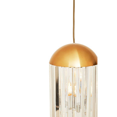 Orsina Kensington Townhouse Small Crystal Pendant Light – Bronze Gold