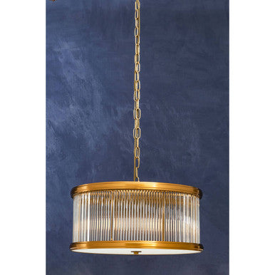 Orsina Kensington Townhouse 6-Bulb Bronze Drum Pendant Light