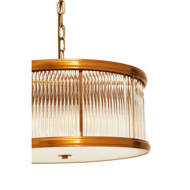 Orsina Kensington Townhouse 6-Bulb Bronze Drum Pendant Light