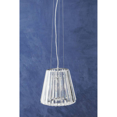 Orsina Kensington 3-Bulb Pendant Light – Chrome & Fluted Glass