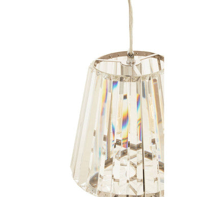 Orsina Kensington Townhouse Crystal Pendant Light – Chrome & Silver