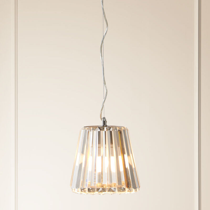 Orsina Kensington Townhouse Chrome and Crystal Pendant Light