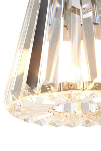 Orsina Kensington Townhouse Chrome and Crystal Pendant Light