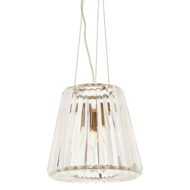 Orsina Kensington Townhouse 3-Bulb Bronze and Crystal Pendant Light