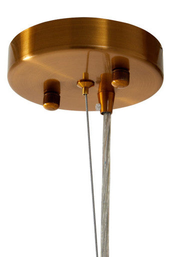 Orsina Kensington Bronze Pendant Light | Faceted Crystal Cone Lamp