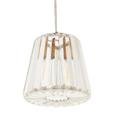 Orsina Kensington Townhouse 1 Bulb Pendant Light – Bronze Gold