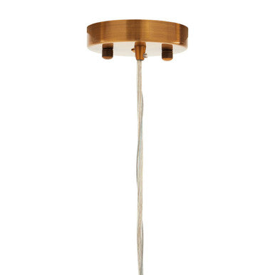 Orsina Kensington Townhouse 1 Bulb Pendant Light – Bronze Gold