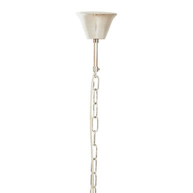 Orsina Hampstead 6-Bulb Chrome Pendant Light | Modern Glass Chandelier