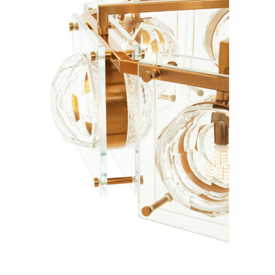 Orsina Kensington 8-Bulb Pendant Light – Mid-Century Bronze Chandelier