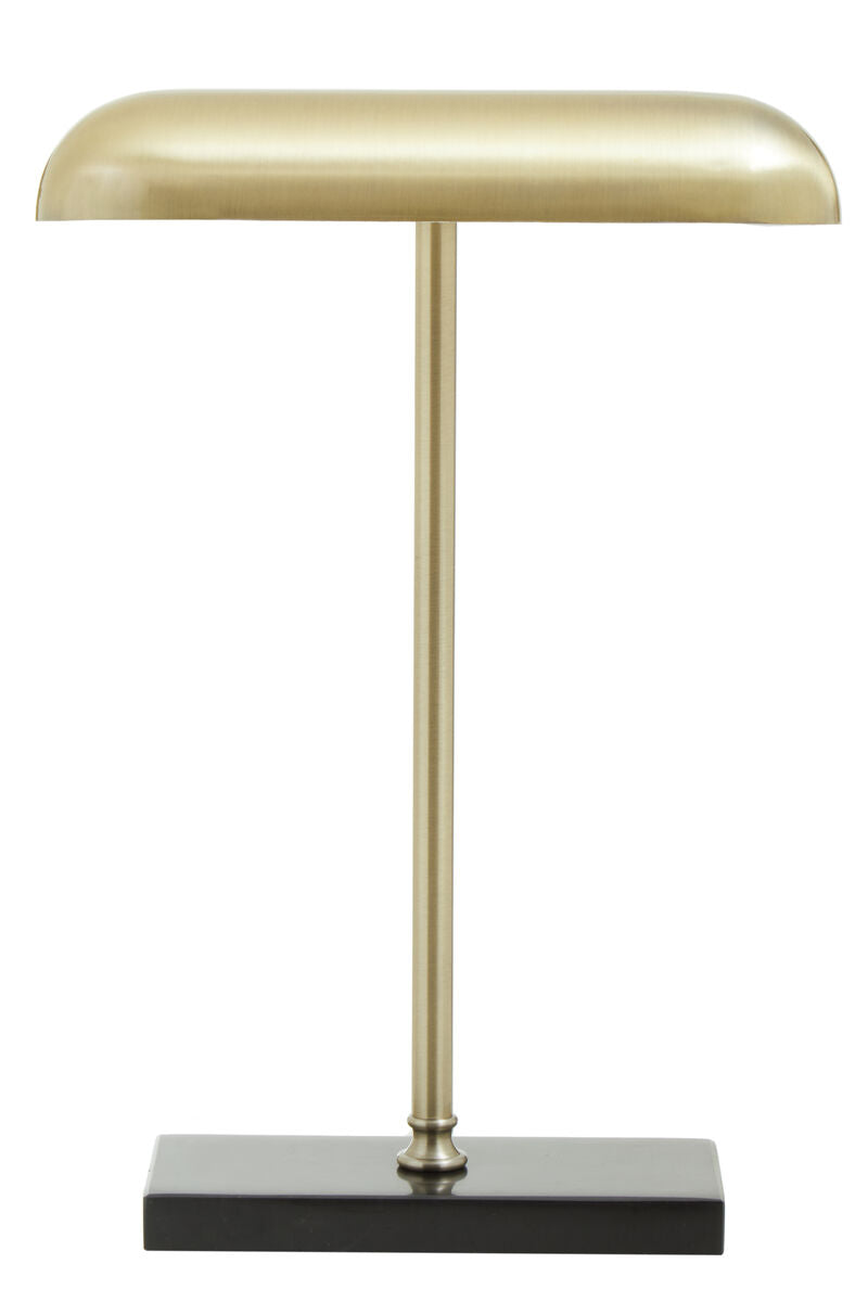 Orsina Newton Brass Desk Lamp | Black Marble Base Task Lighting
