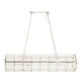 Orsina Karli Chrome 8-Bulb Crystal Pendant Light | Modern Chandelier