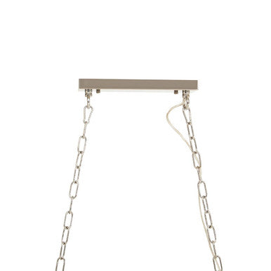 Orsina Karli Chrome 8-Bulb Crystal Pendant Light | Modern Chandelier