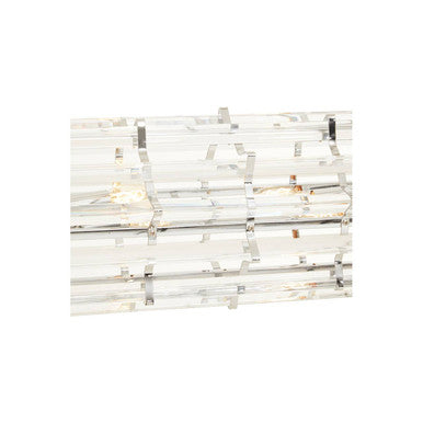 Orsina Karli Chrome 8-Bulb Crystal Pendant Light | Modern Chandelier