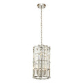 Orsina Karli Chrome Crystal Chandelier – Small Vertical Pendant Light