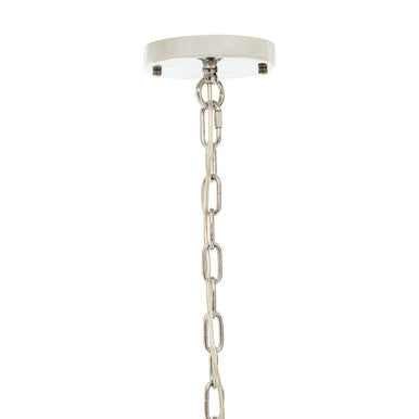 Orsina Karli Vertical Crystal Chandelier – Chrome and Glass Light