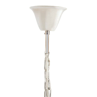 Orsina Karli 15-Bulb Crystal Chandelier | Chrome & Glass Prism Light