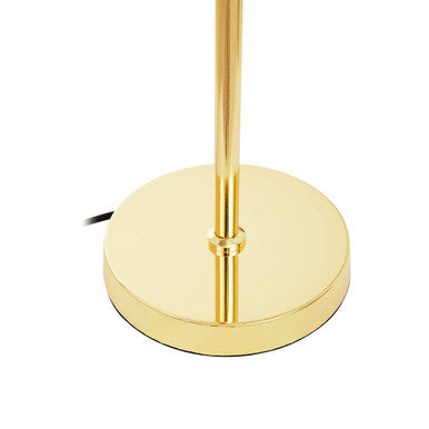 Orsina Karter Modern Table Lamp | Gold Finish with Silver Glass Globes