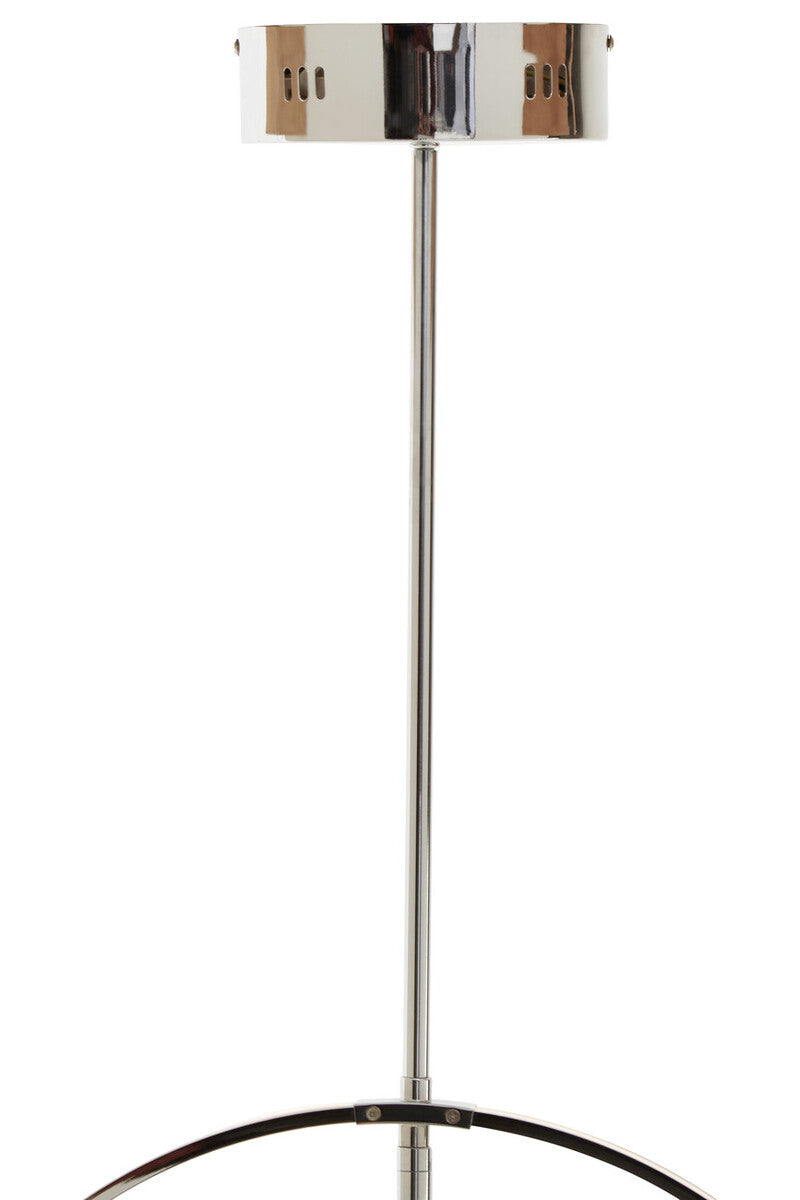Orsina Trieste Three Ring Pendant Light – Modern Chrome Geometric Lamp