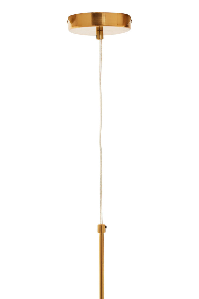 Orsina Trieste Tapered Pendant Light – Clear Glass & Bronze Fixture