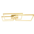 Orsina Trieste Four Square Flush Mount Ceiling Light – Metallic Steel