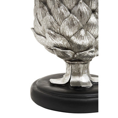 Orsina Artichoke Table Lamp – Silver Sculptural Boho Accent Light
