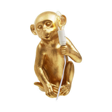Orsina Monkey Table Lamp – Handcrafted Gold Finish Animal Decor