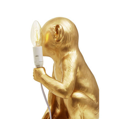 Orsina Monkey Table Lamp – Handcrafted Gold Finish Animal Decor