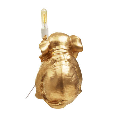 Orsina Elephant Table Lamp – Gold Sculptural Boho Animal Accent Light