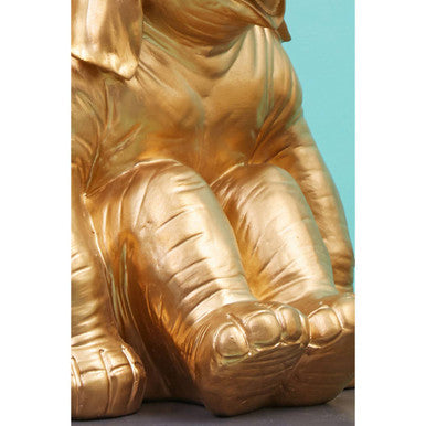 Orsina Elephant Table Lamp – Gold Sculptural Boho Animal Accent Light