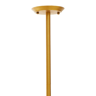 Orsina Spike Brass Starburst Pendant Light – Mid-Century Chandelier