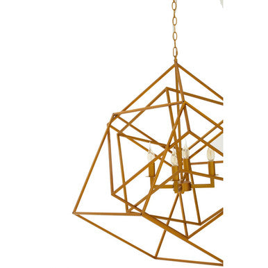 Orsina Kamara 4-Bulb Pendant Light – Minimalist Brass Finish Lighting