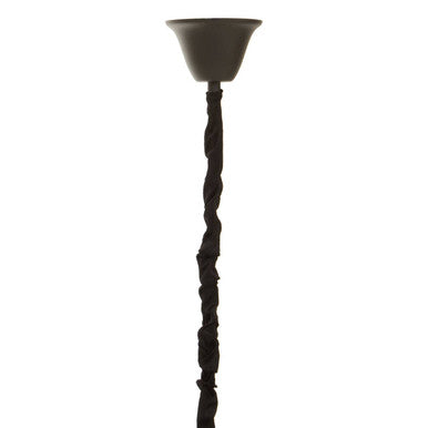 Orsina Babylon 5-Light Small Pendant Light | Black Geometric Metal