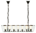 Orsina Babylon 7-Light Glass Pendant Light | Iron Frame Chandelier