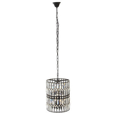 Orsina Babylon 6-Light Crystal Pendant Light | Forged Iron & Silver