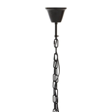 Orsina Babylon 5-Light Crystal Pendant Light | Iron & Glass Chandelier