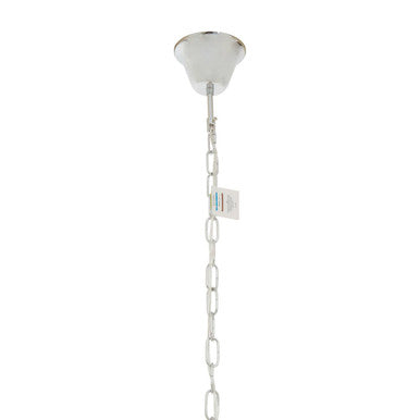 Orsina Babylon Crystal Chandelier – 6-Bulb Chrome Modern Pendant Light