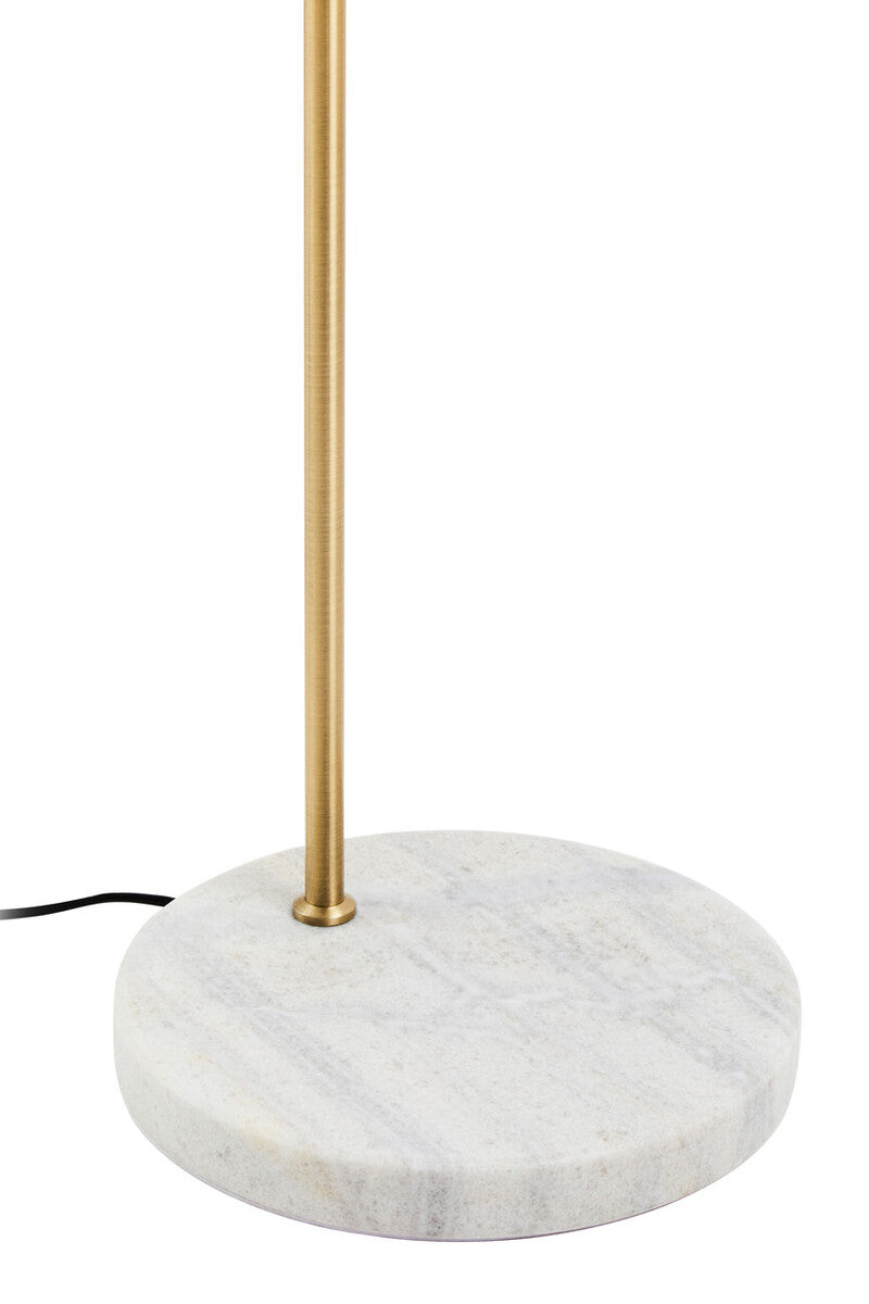 Orsina Newton White Marble and Gold Floor Lamp – Modern Luxury Lighting