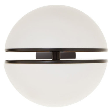 Orsina Abira Matt Black Ball Wall Light – Modern Geometric Sconce