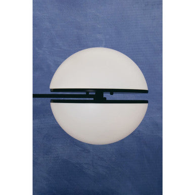Orsina Abira Matt Black Ball Wall Light – Modern Geometric Sconce