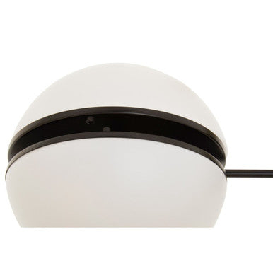 Orsina Abira Matt Black Ball Wall Light – Modern Geometric Sconce