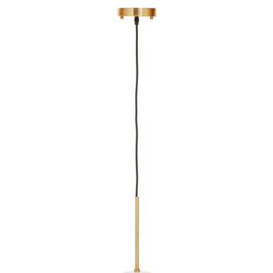 Orsina Abira Brushed Brass Pendant Light | Modern Dual Sphere Design