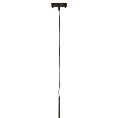 Orsina Abira Matt Black Pendant Light – Modern Two-Sphere Acrylic Lamp