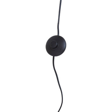 Orsina Abira 5-Bulb Brass Floor Lamp with Black Marble Base