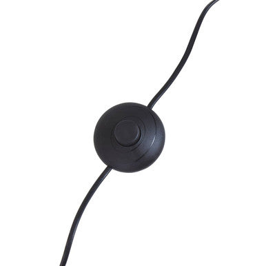 Orsina Abira Modern Floor Lamp – Nickel and Black Marble 5-Light